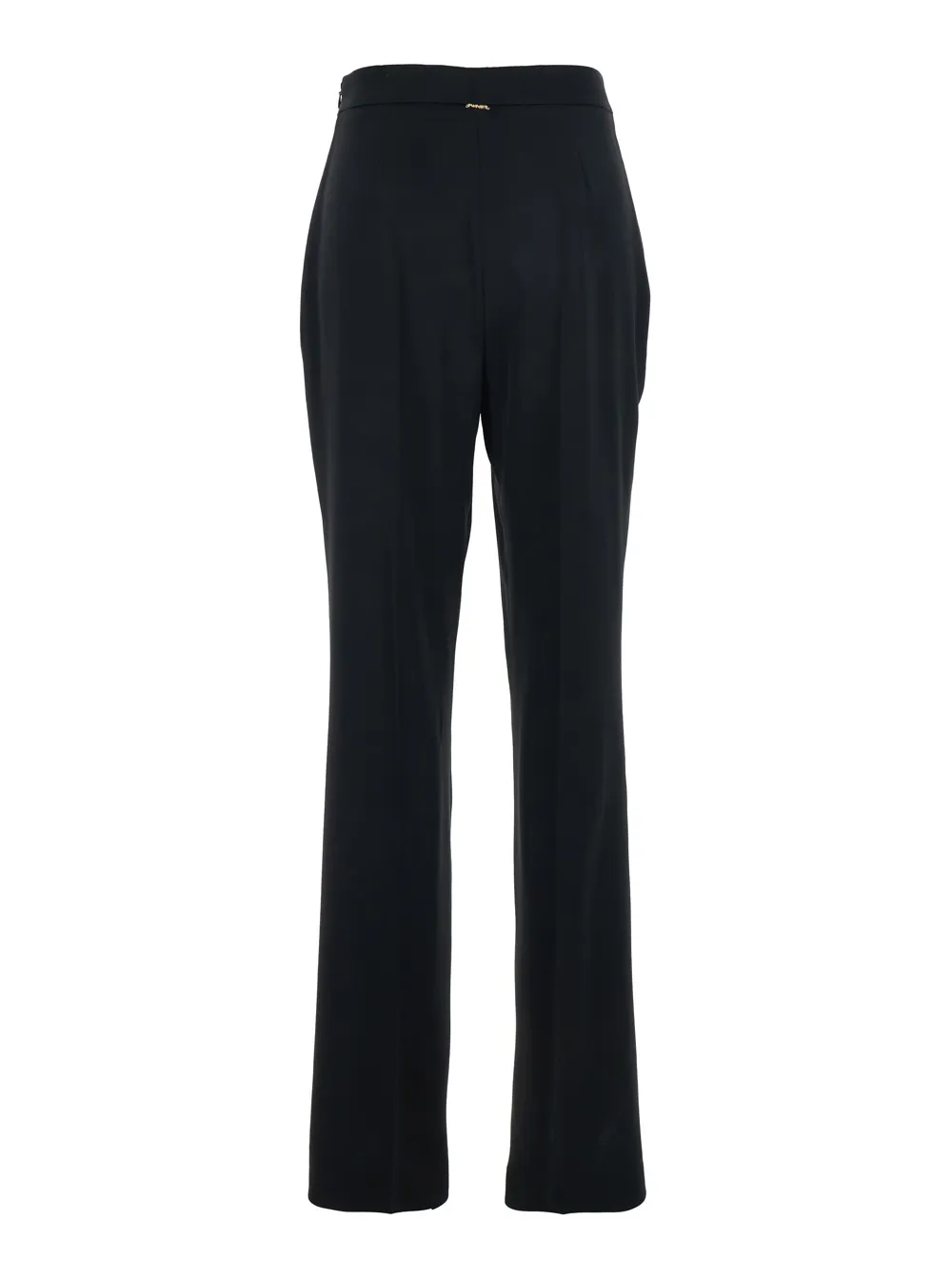 Twinset Logo Plaque Flared Pants