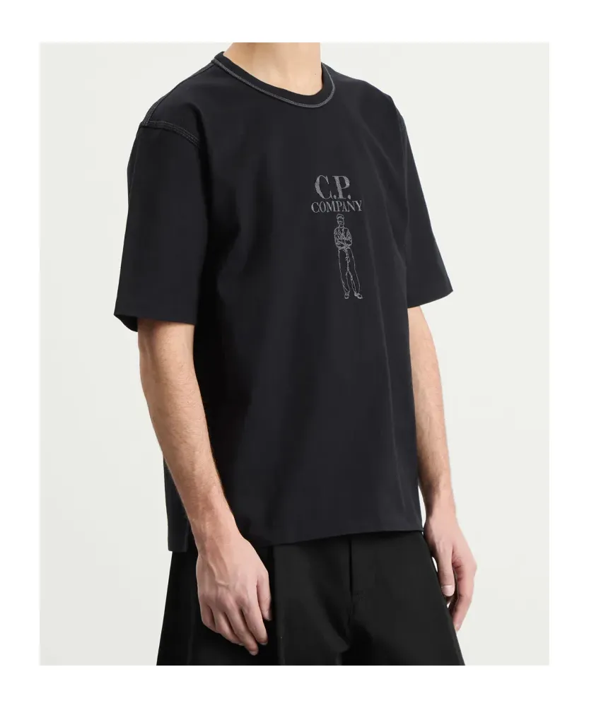 C.P. Company Logo Graphic T-Shirt