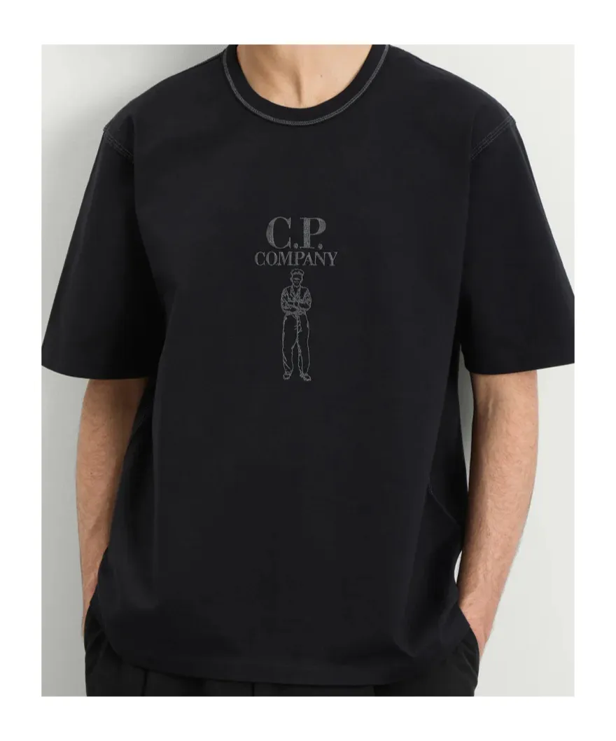 C.P. Company Logo Graphic T-Shirt