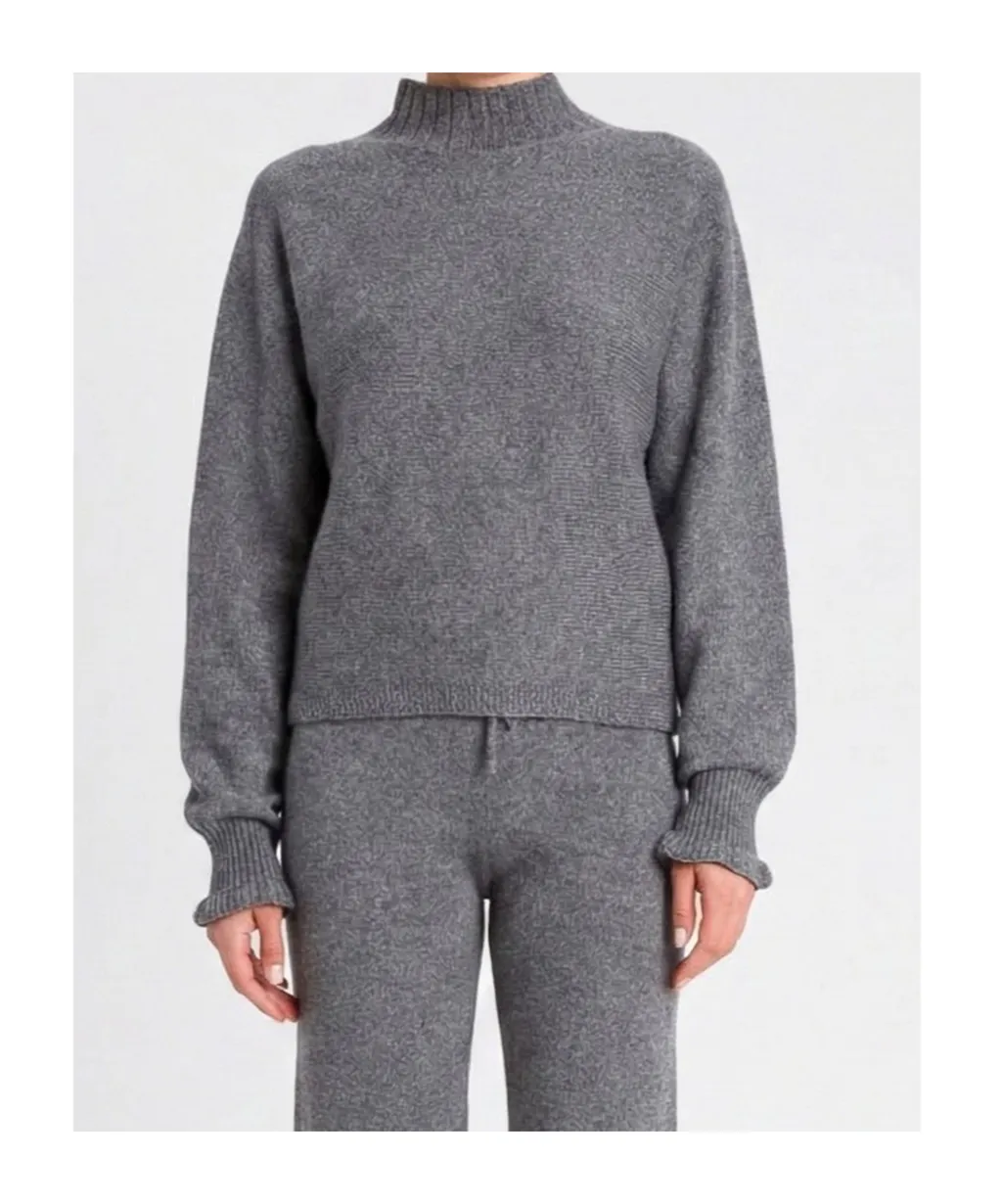 Twinset Mock-Neck Ruffled Jumper
