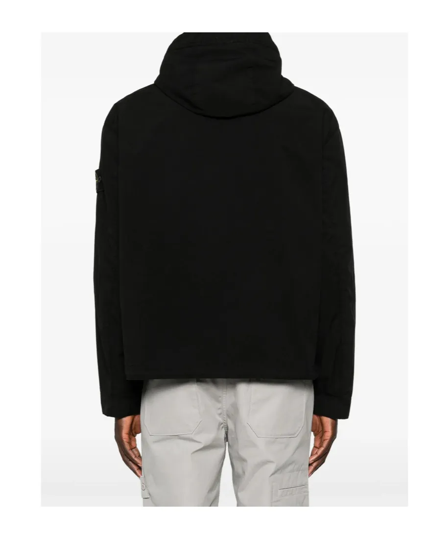 Stone Island Logo Patch Hooded Jacket