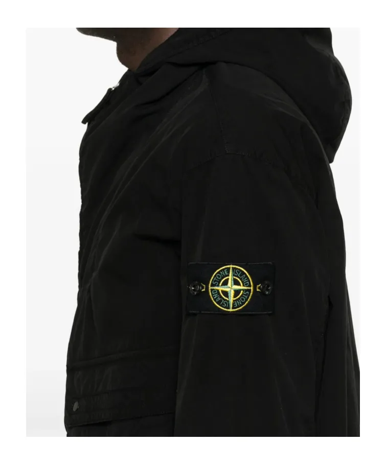 Stone Island Logo Patch Hooded Jacket