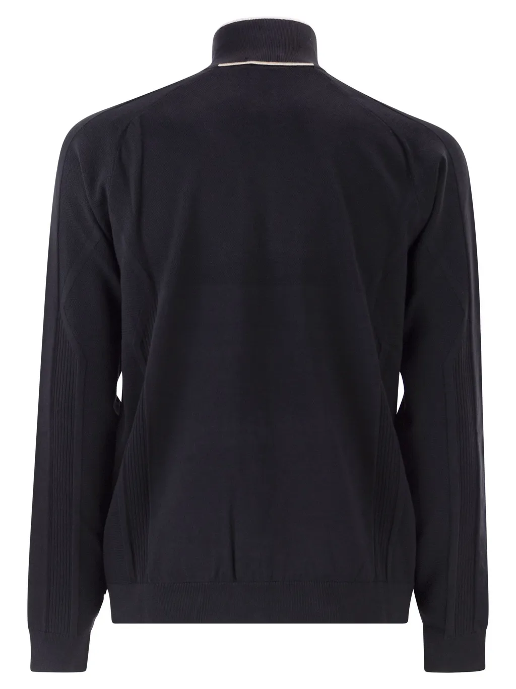 Boss Hugo Boss Zip Detailed High Neck Jumper