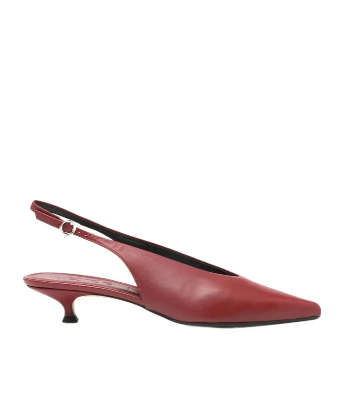 Pointed-Toe High-Heeled Sandals
