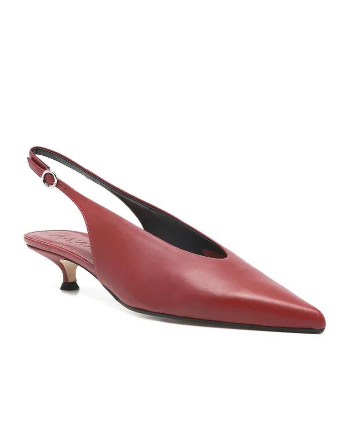 Pointed-Toe High-Heeled Sandals