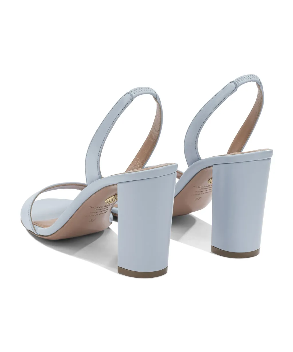 Round-Toe High-Heeled Sandals