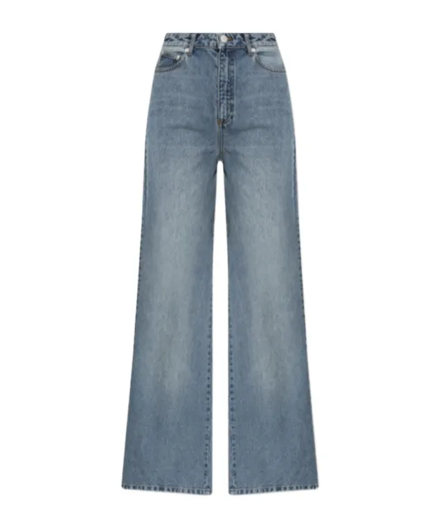 Belt Loop Denim Trousers