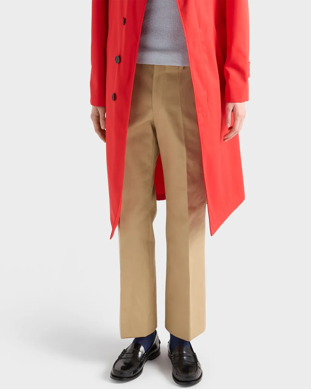 Trumpet Flare Cotton Trousers