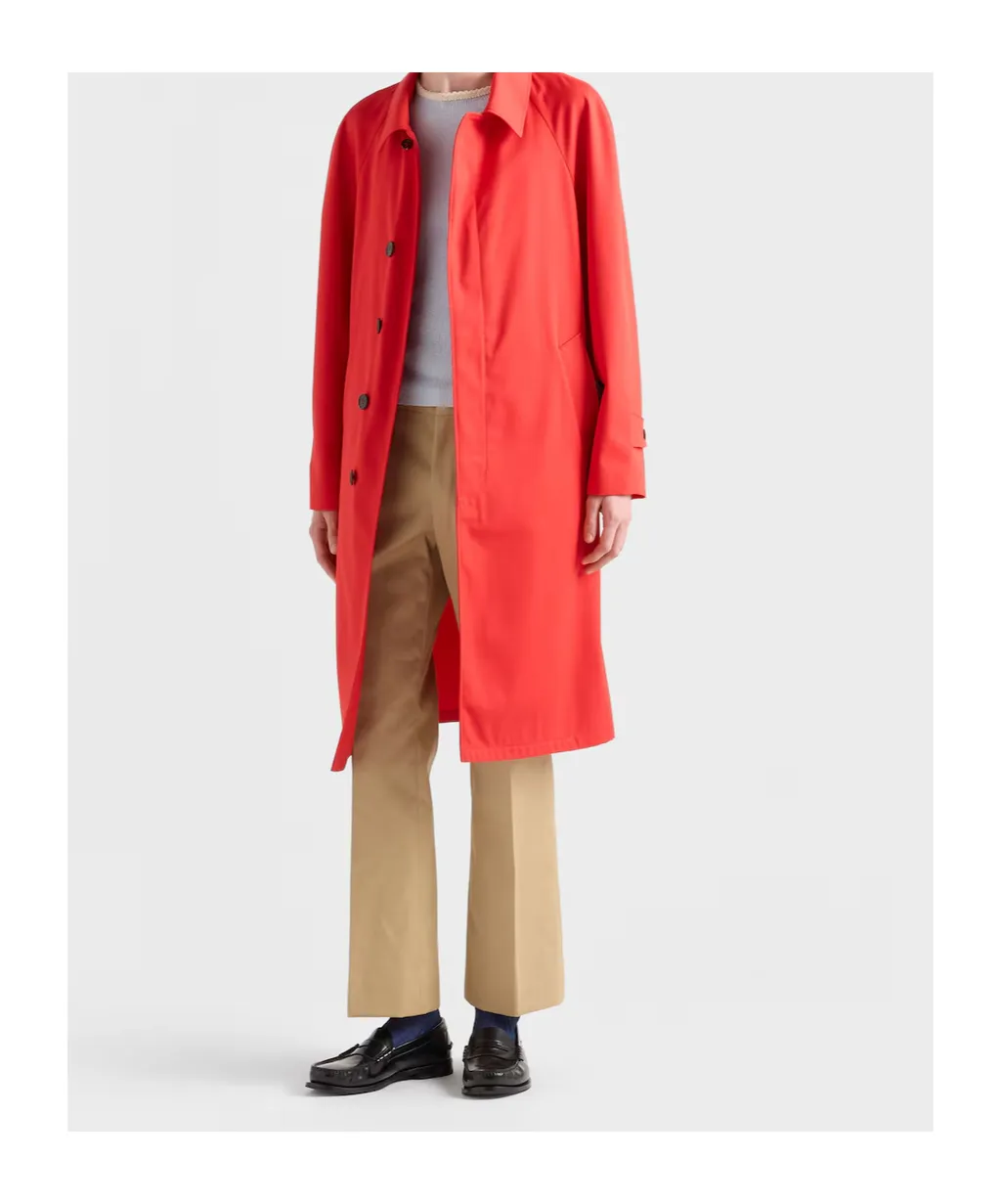 Trumpet Flare Cotton Trousers
