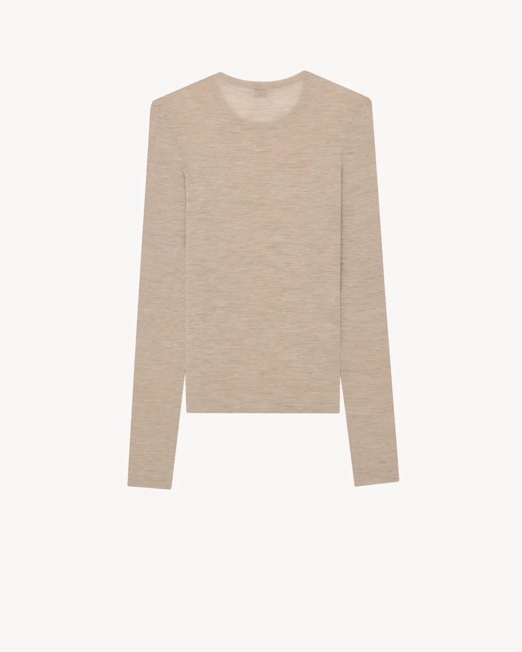 Round-Neck Long-Sleeved Top