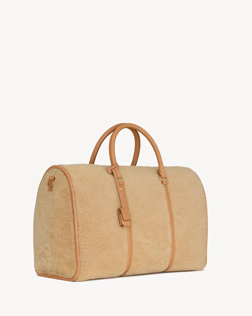 Duffle Bag In Shearling
