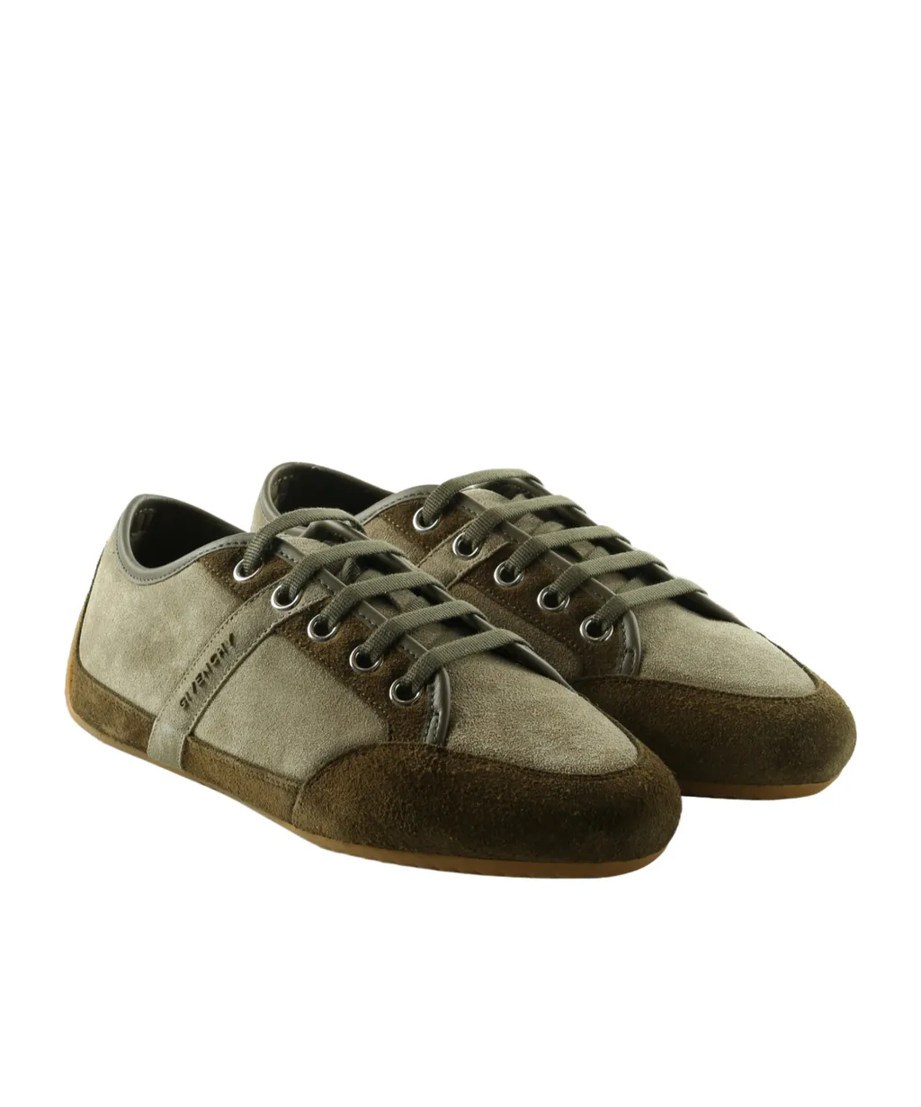 Lace-Up Panelled Sneakers