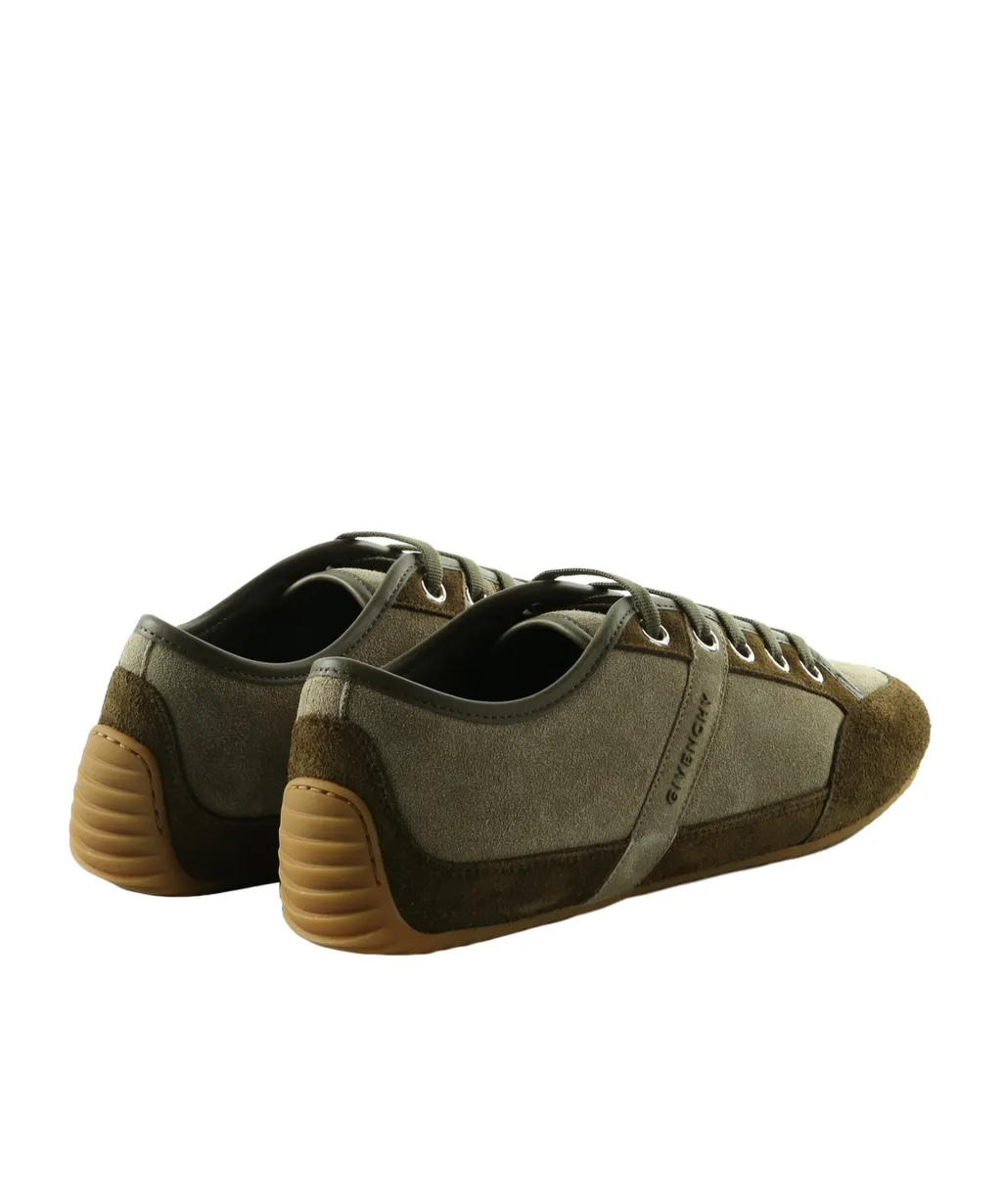 Lace-Up Panelled Sneakers