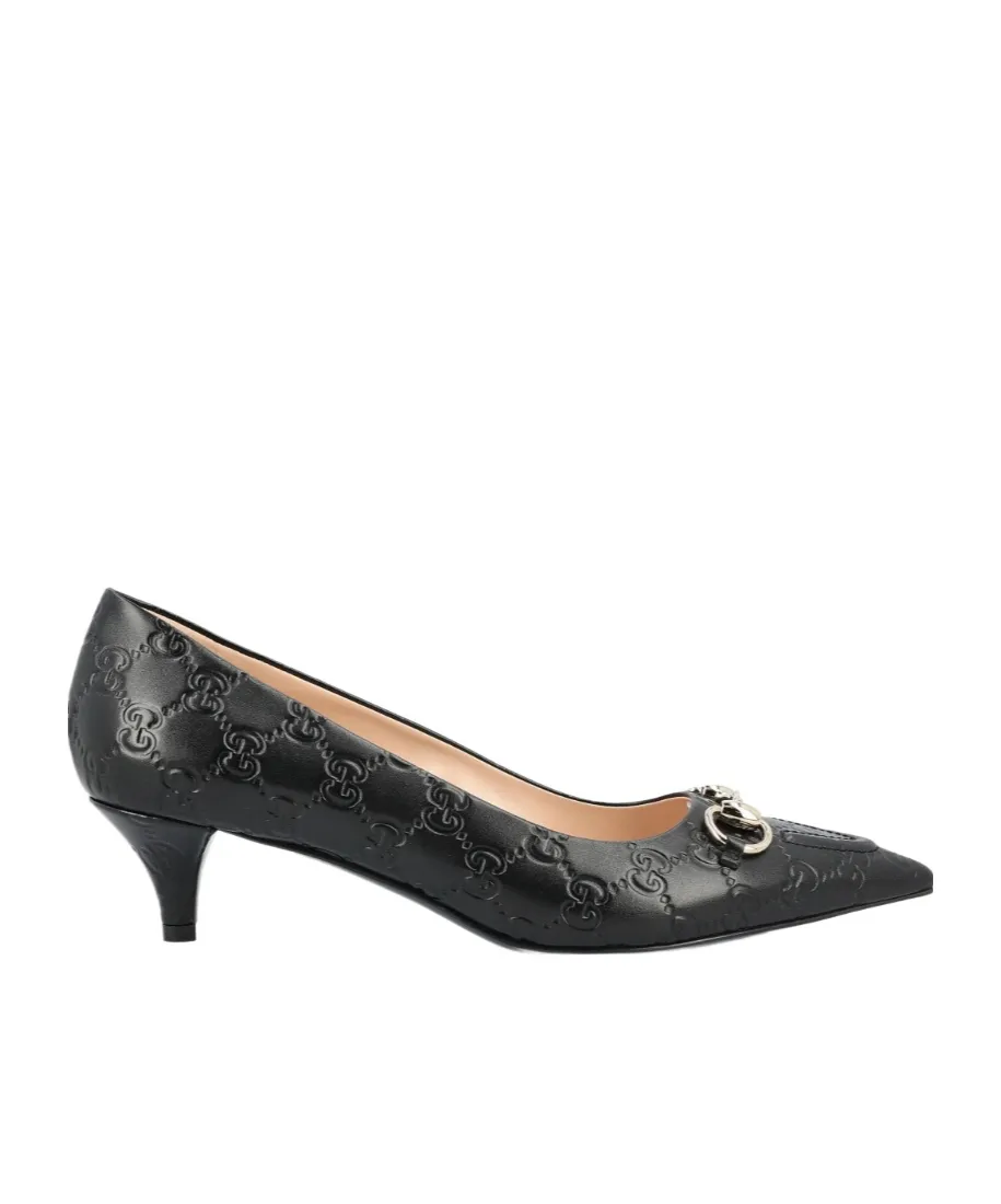 Gucci Gg Embossed Slip-On Pumps