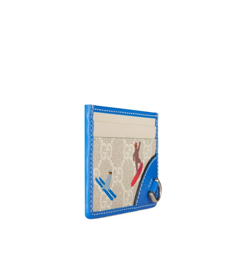 Gucci Printed Gg Card Case