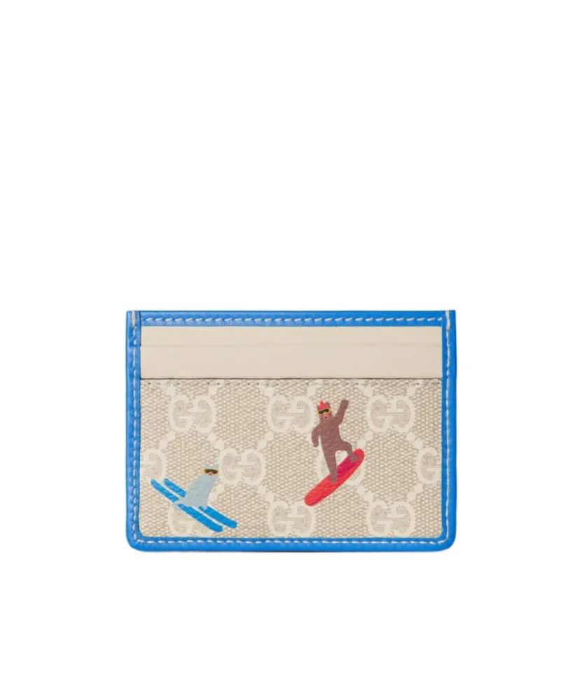 Gucci Printed Gg Card Case