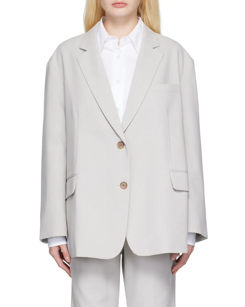 Bea Single-Breasted Oversized Blazer
