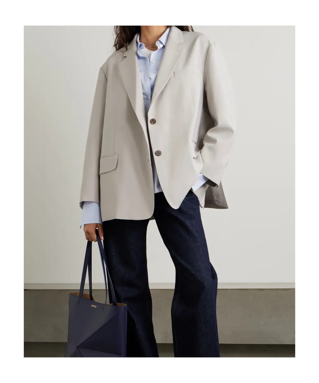 Bea Single-Breasted Oversized Blazer