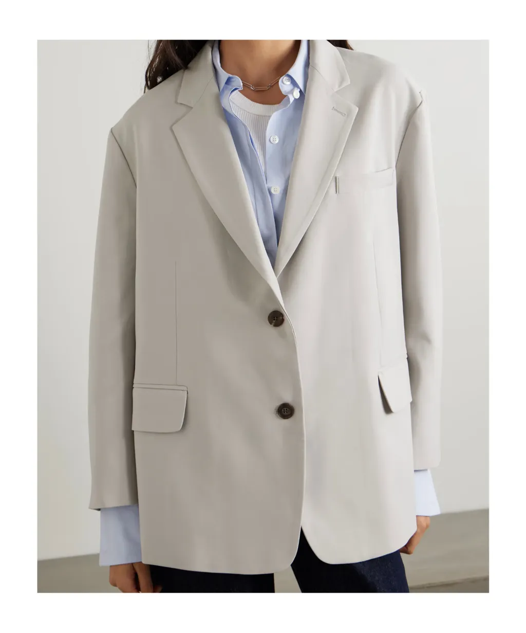 Bea Single-Breasted Oversized Blazer