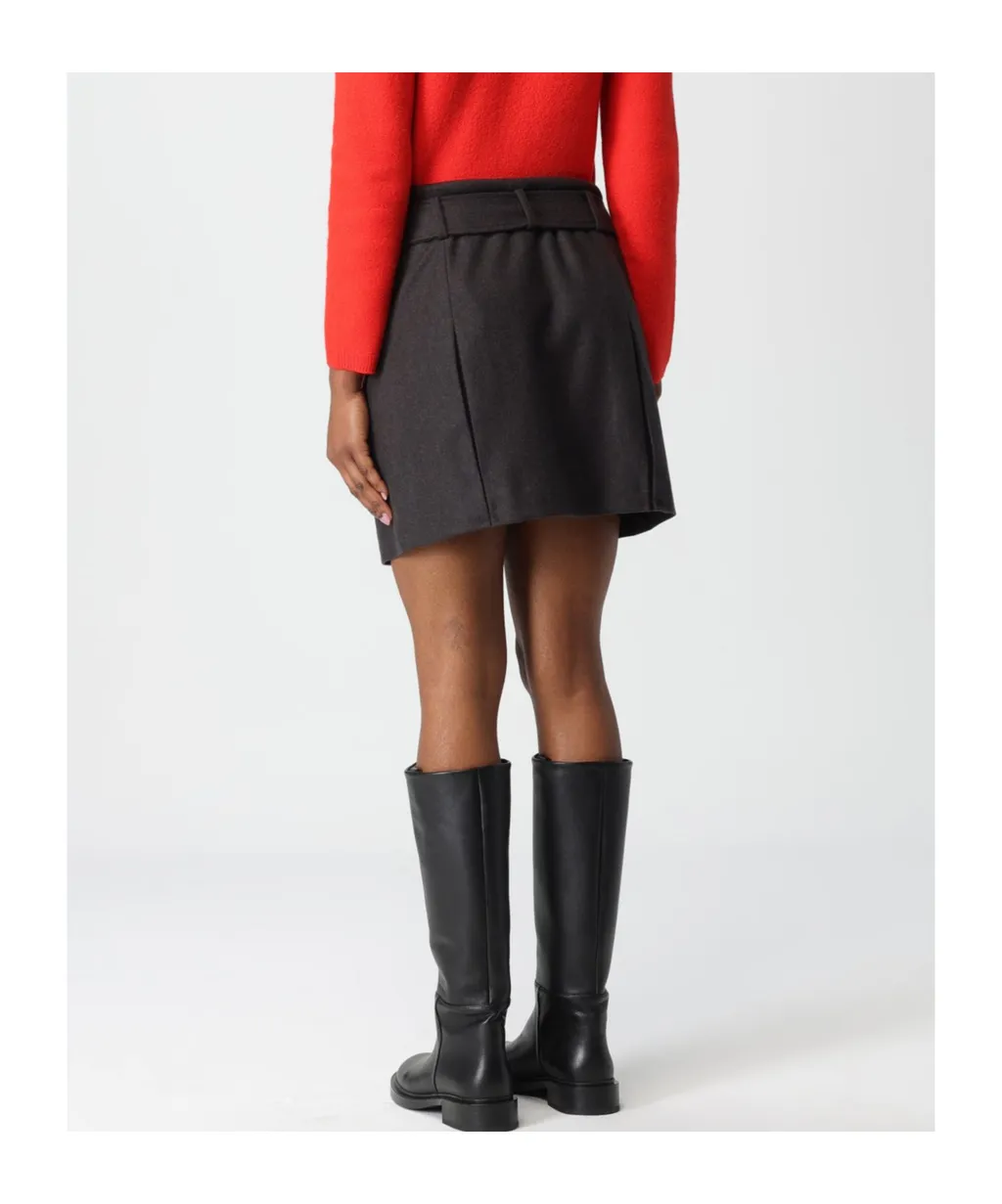A.P.C. Belted Mini Skirt