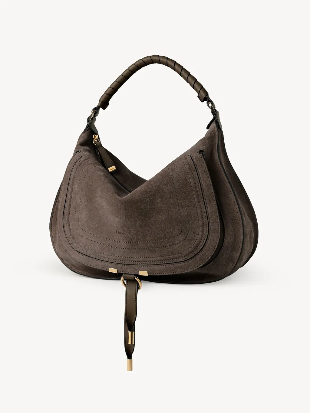 Marcie Suede Shoulder Bag
