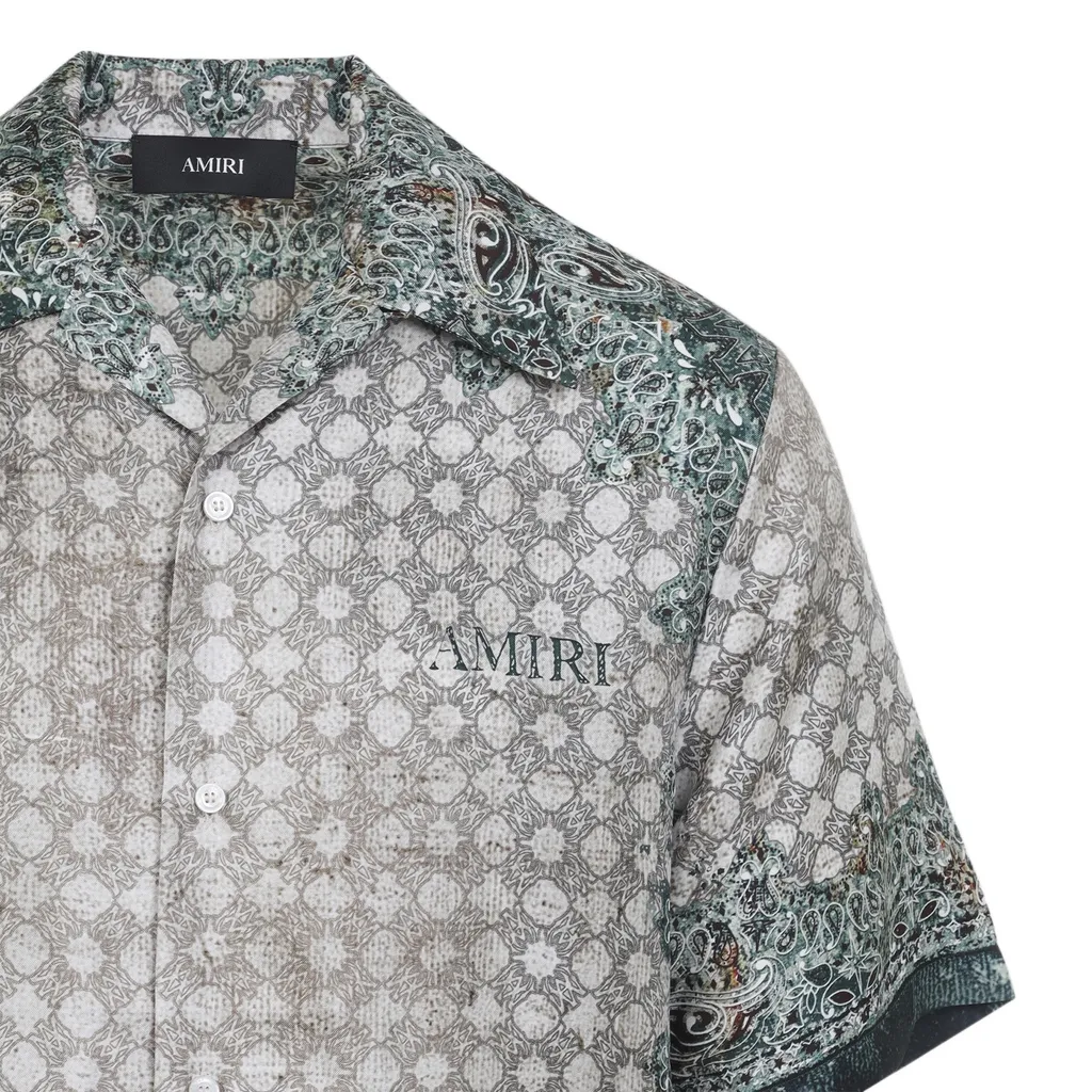 Amiri All-Over Printed Button-Up Shirt