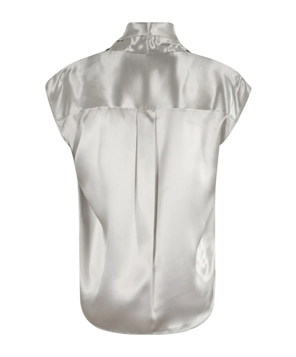 Alberta Ferretti Glossy Satin Shirt