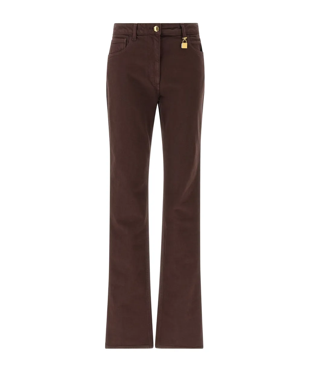 Elisabetta Franchi Jewel Padlock Jeans