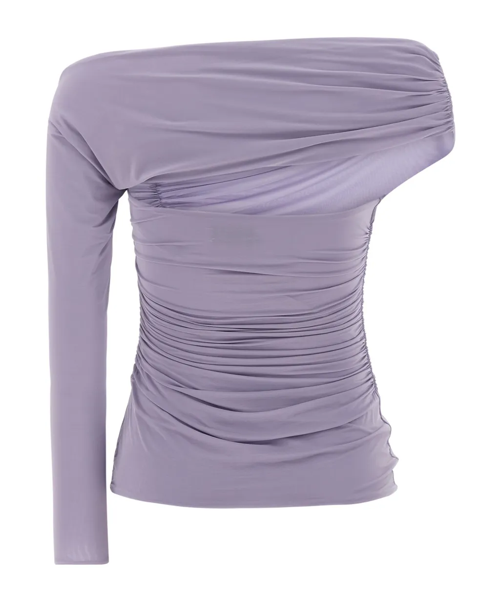 Elisabetta Franchi Asymmetrical Neckline Top