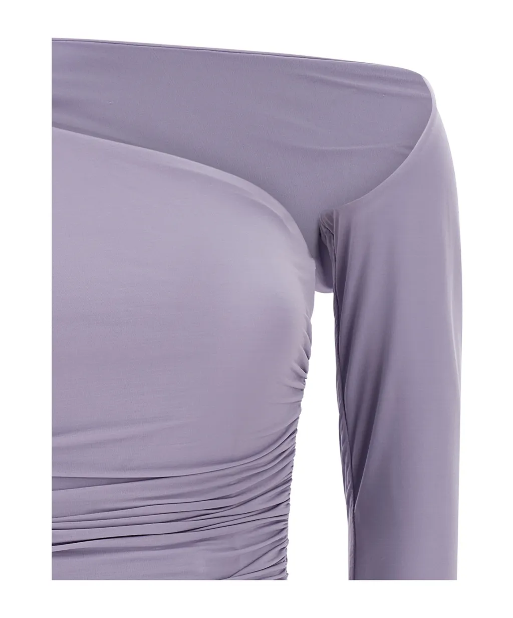 Elisabetta Franchi Asymmetrical Neckline Top