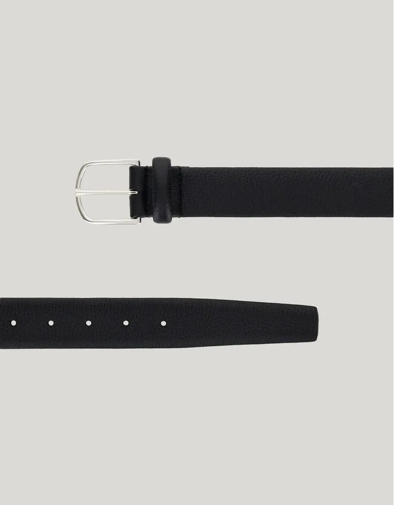 Engraved-Logo Buckle Belt