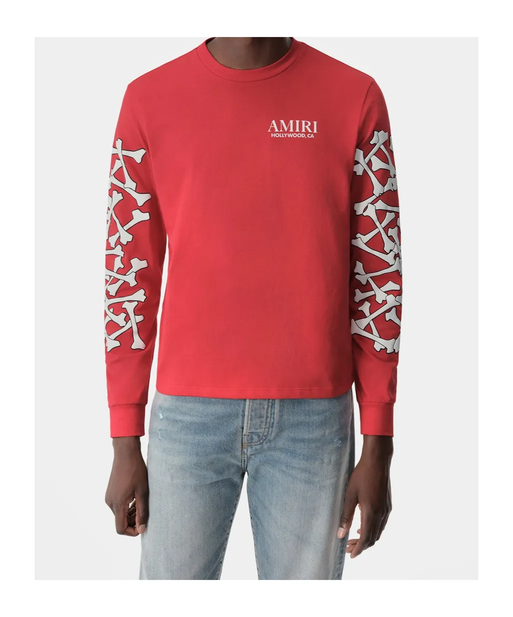 Bones Stacked Long Sleeve Tee