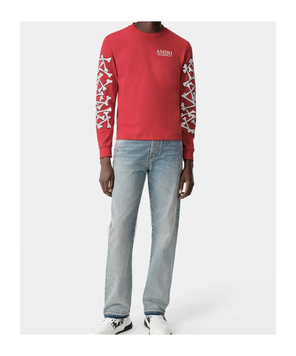 Bones Stacked Long Sleeve Tee