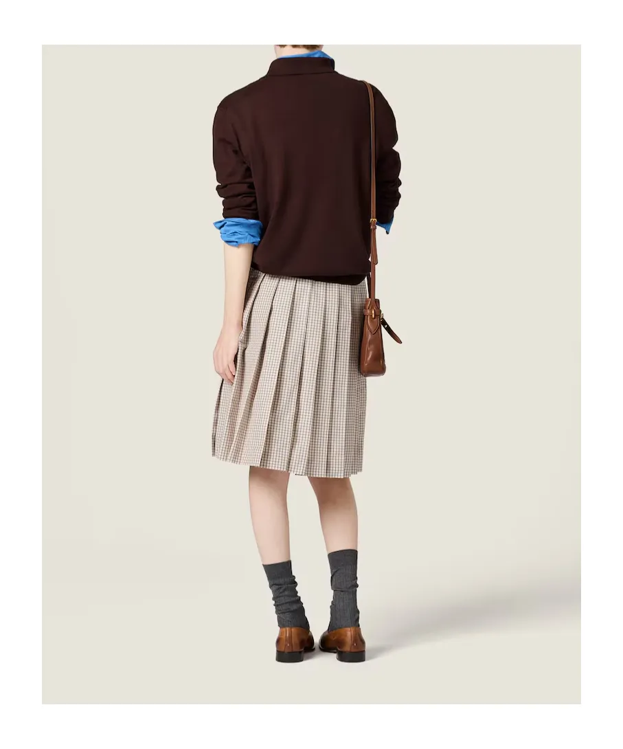 Wool Knit Polo Shirt
