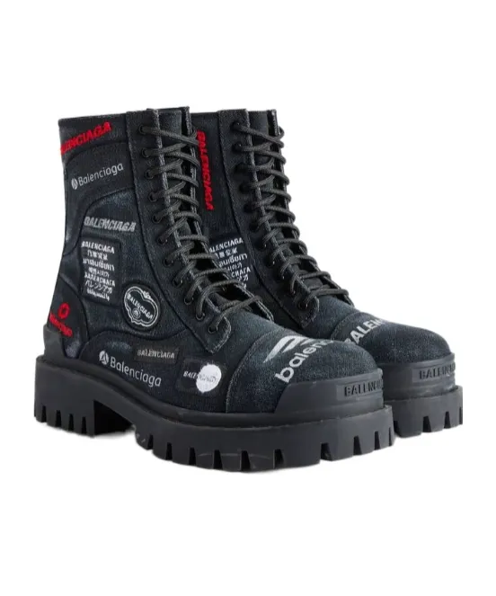 Combat Strike Boot In Black