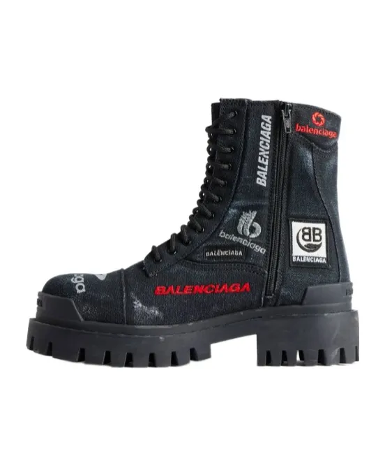 Combat Strike Boot In Black