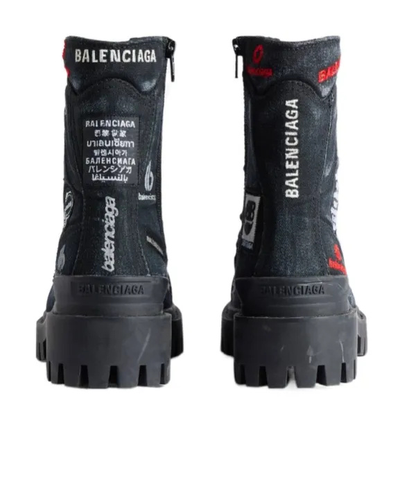 Combat Strike Boot In Black