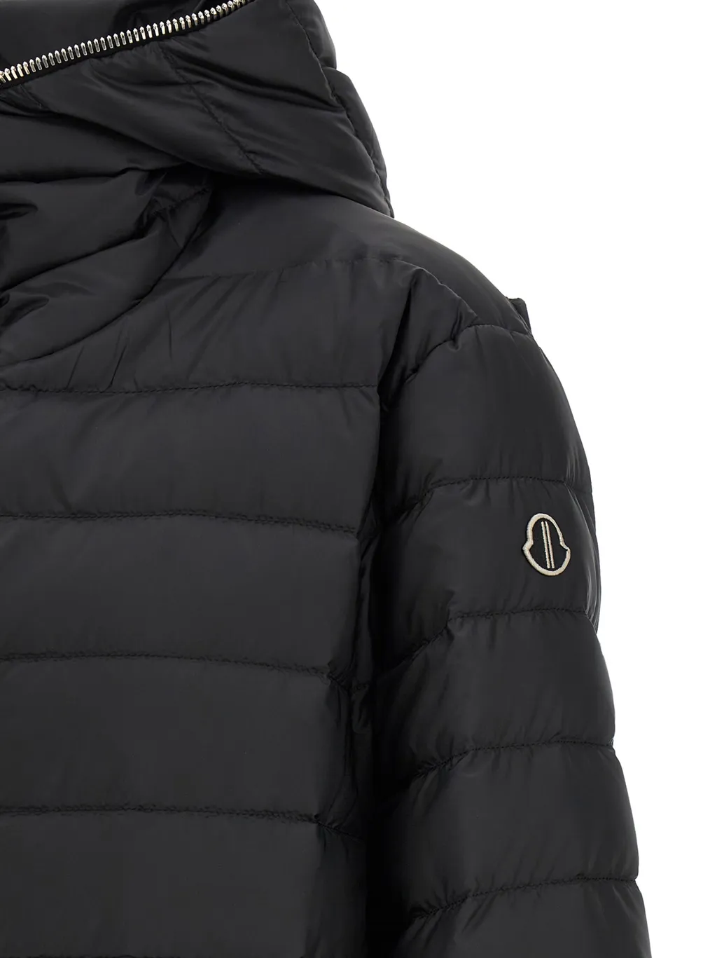 Moncler + Rick Owens Long-Sleeved Down Jacket Ziplock