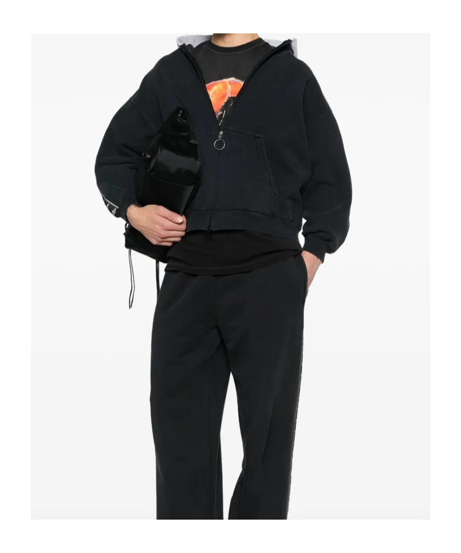 Hooded Zip-Up Sweatshirt