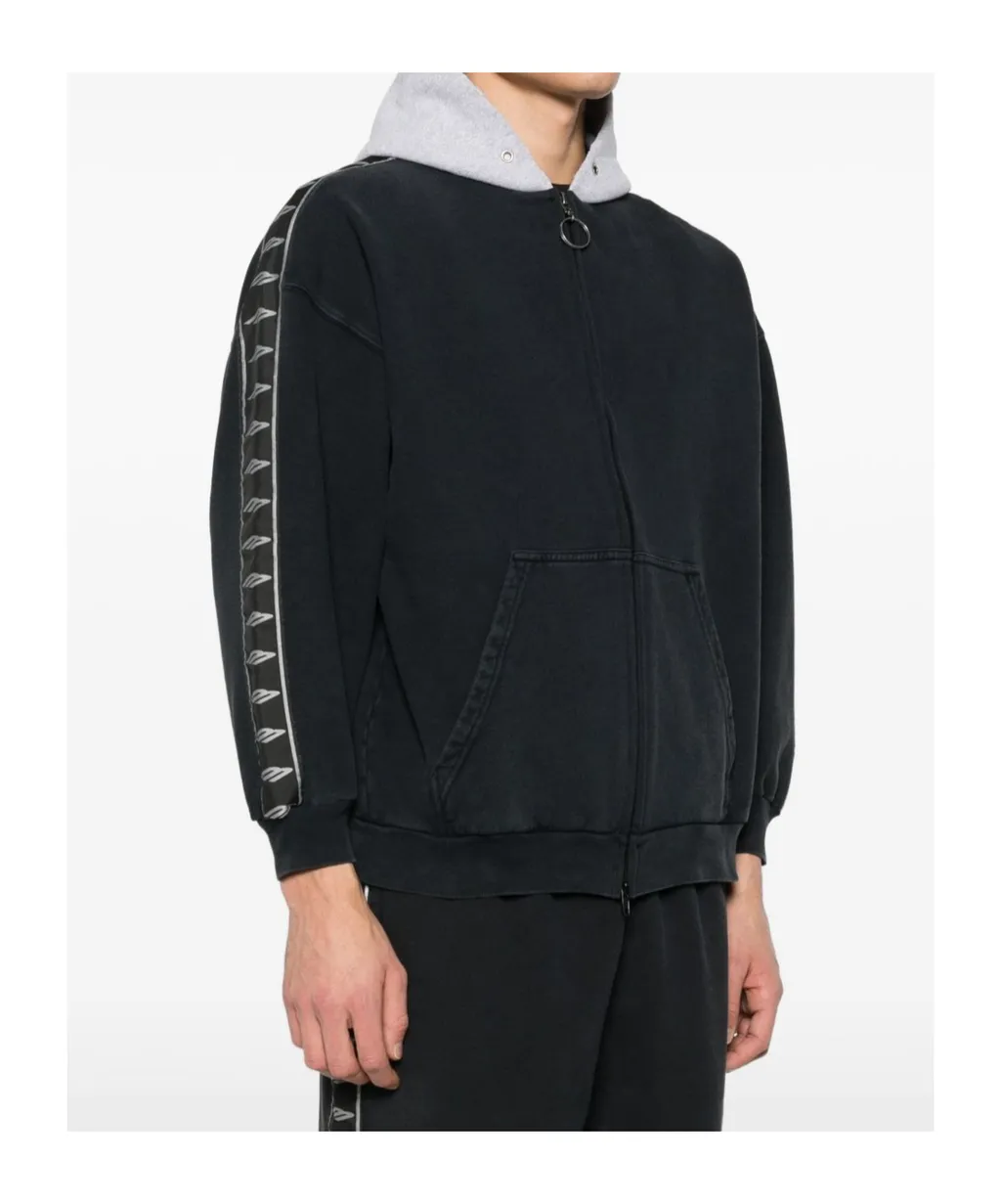 Hooded Zip-Up Sweatshirt