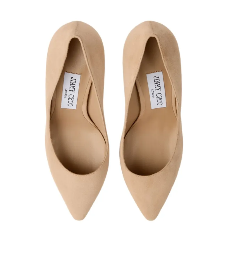 Romy 85 Chai Tonal Suede Pumps