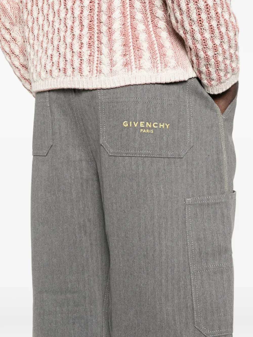 Givenchy Couture Seam Cargo Trousers