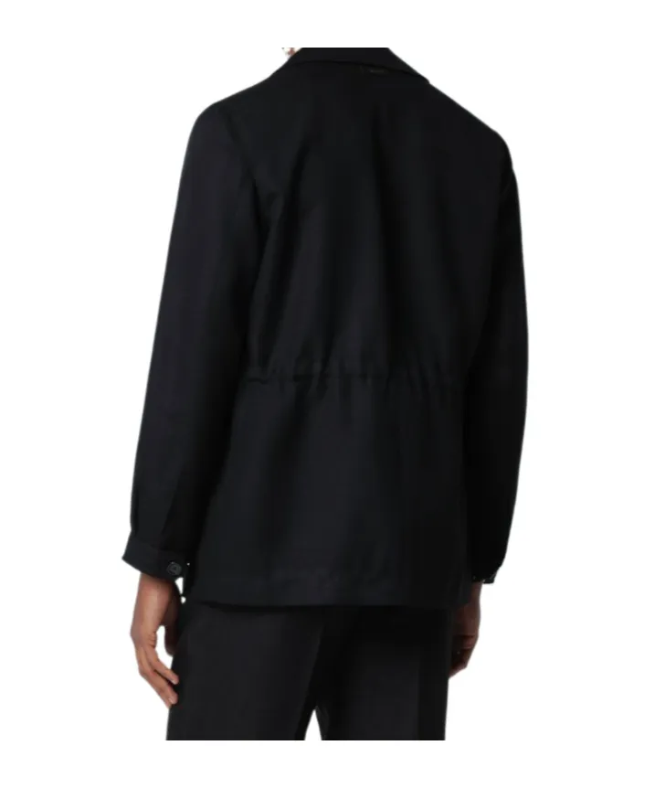 Viscose And Silk-Blend Jacket