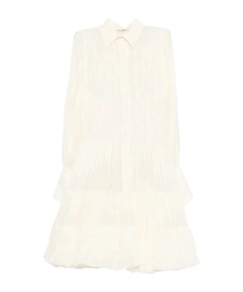Pleated Mini Dress