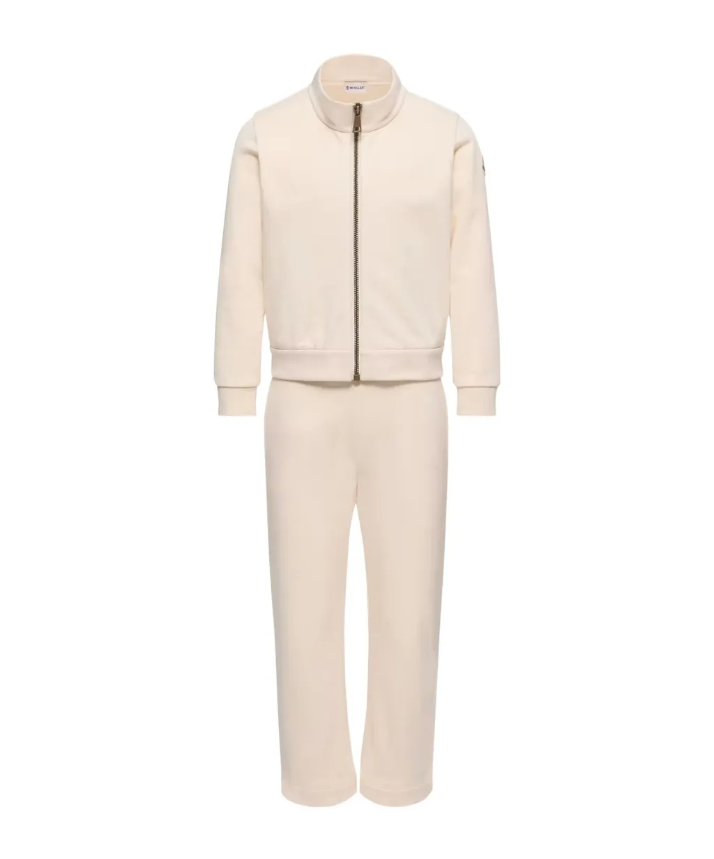 Logo Patch Cotton Sweatsuit Set