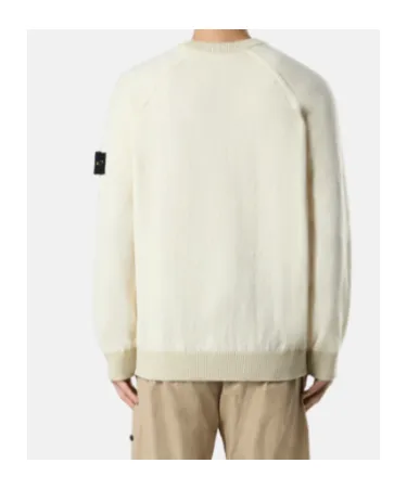Stone Island Logo Patch Crewneck Jumper