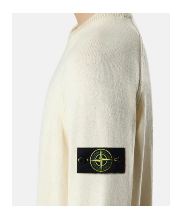 Stone Island Logo Patch Crewneck Jumper