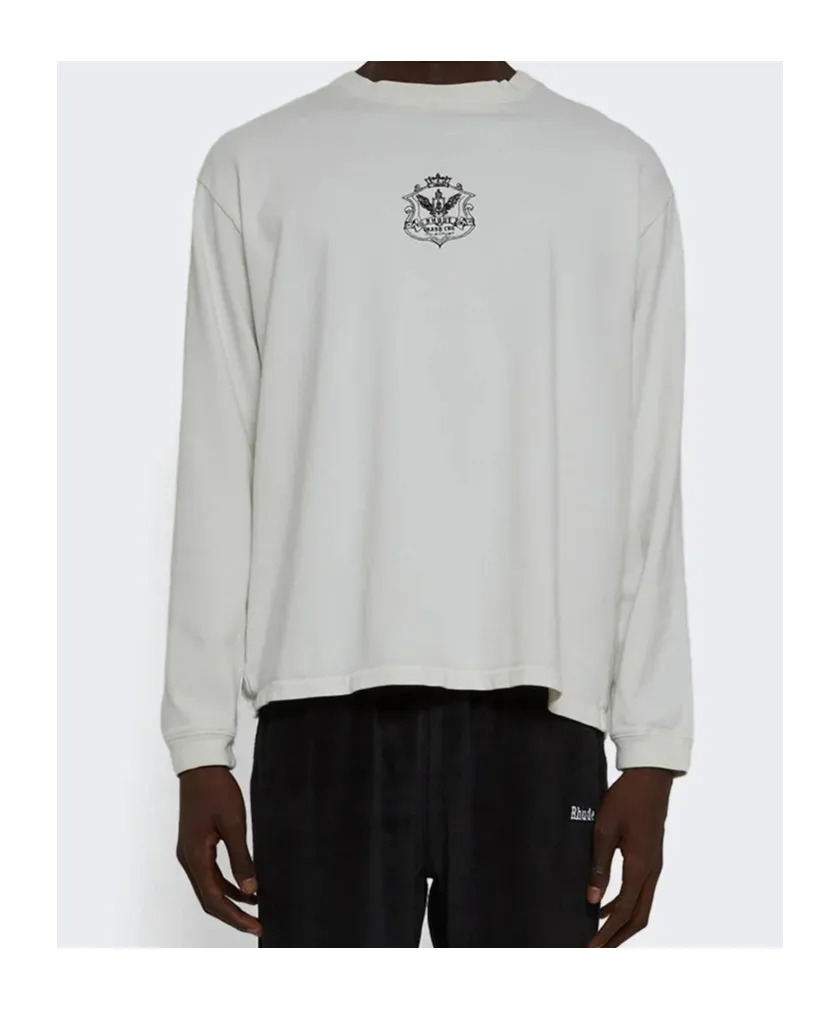 Rhude Grand Cru Crest L/S T-Shirt
