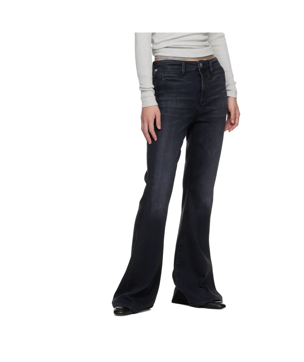 Lilah Flare Welt Pocket Jeans