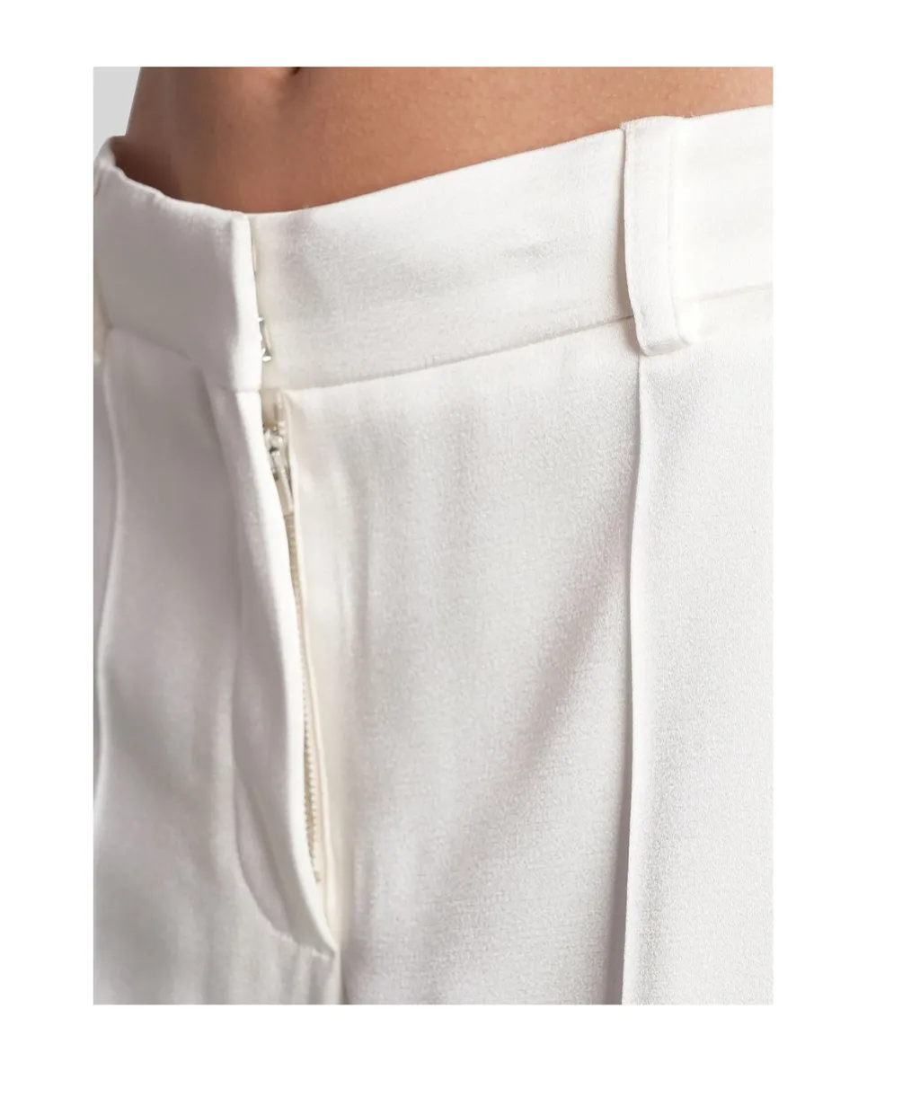 Stella Mccartney Pleated Straight Leg Trousers